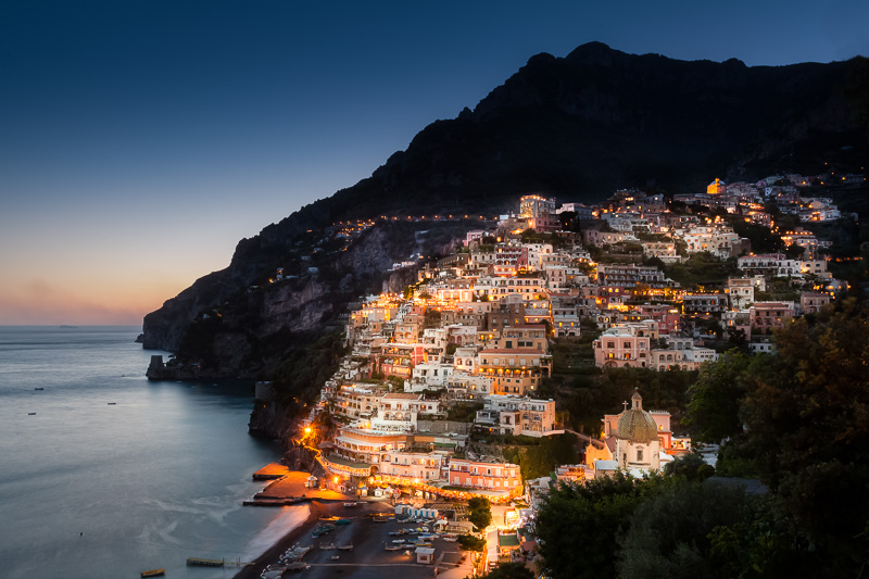 Evening in Positano