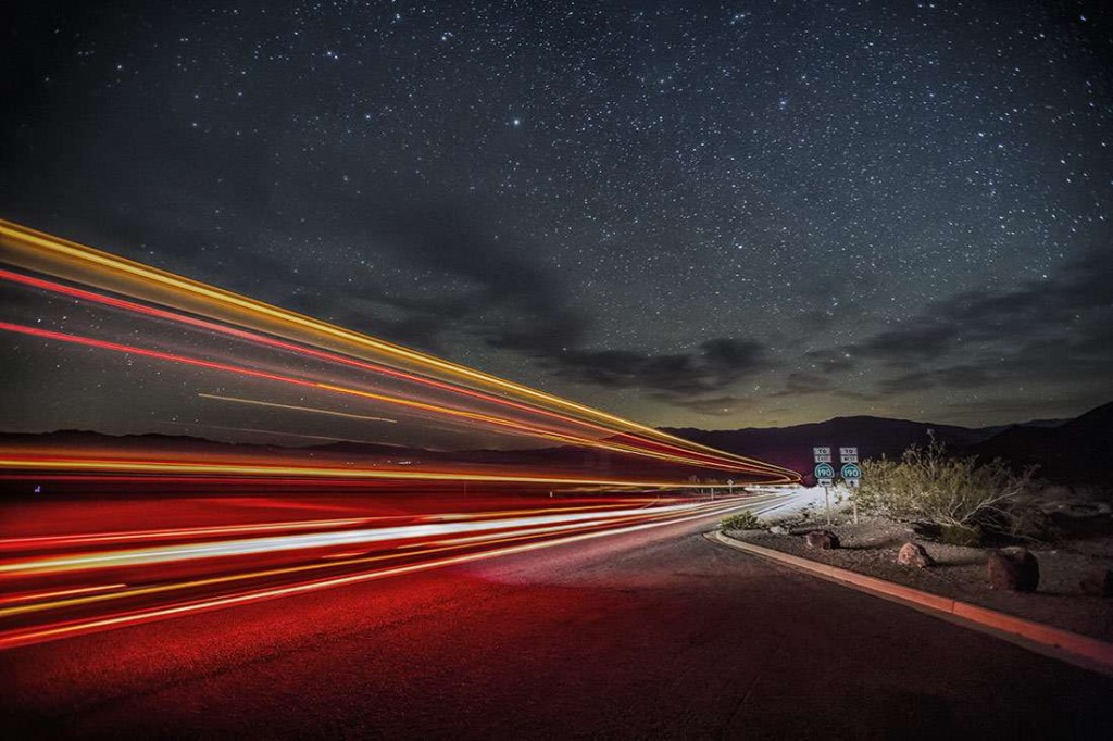 Truck trails in Death Valley National Park